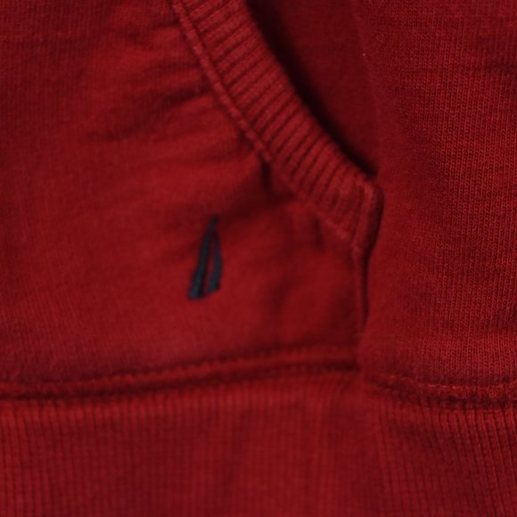 Cherry red full zip hoodie from Nautica 4T - Picture 4 of 8